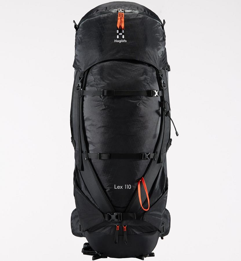 Haglöfs Mens Lex 110 Hiking Backpack Black New Zealand 31467QCPS